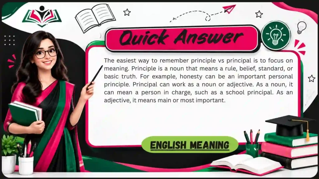 What Does “Principle vs Principal” Mean