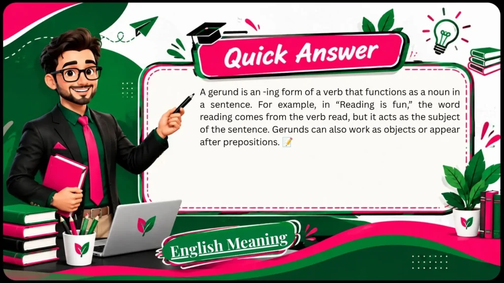 What Is a Gerund
