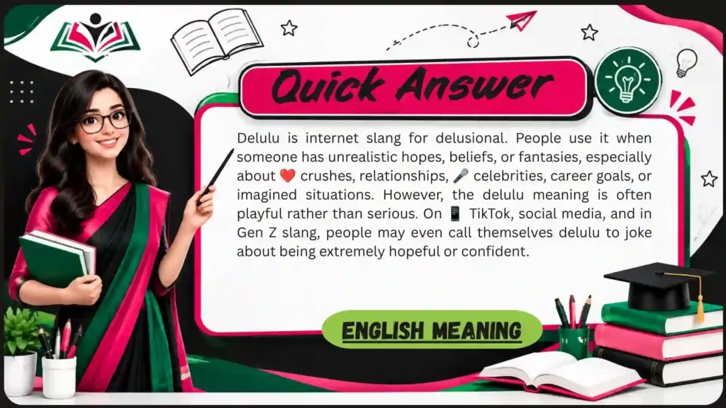 💡 What Does Delulu Mean