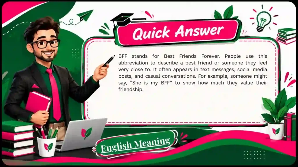 What Does BFF Mean