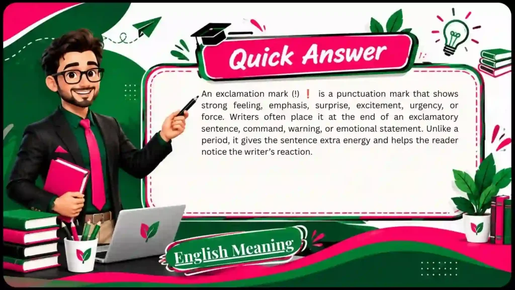 What Does Exclamation Mark Mean