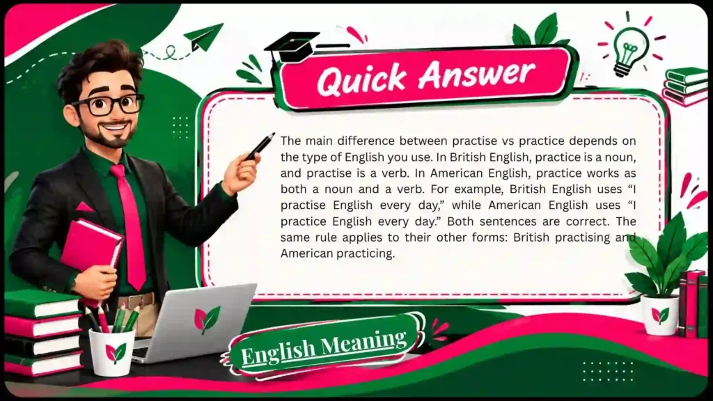 What Does Practice vs Practise Mean