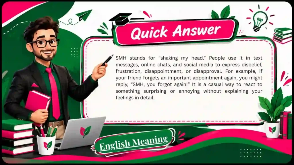 What Does SMH Mean